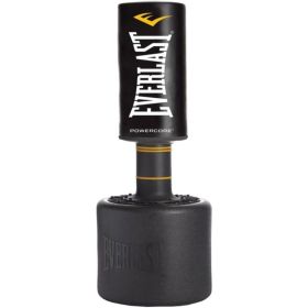 Everlast Powercore Fitness Heavy Duty Training Bag with Glove, Ab Roller, Speed Rope, and High Density Base