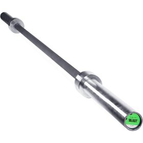 Barbell The Beast (New Version) - Black/Chrome, No Center Knurl