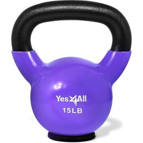 Kettlebells Rubber Base, Kettlebell Set for Women, Strength Training Kettlebells Weights (10-65 lbs)