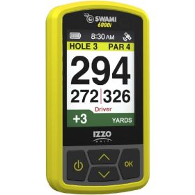 Swami 6000 Handheld Golf GPS Water-Resistant Color Display With 38,000 Course Maps & Scorekeeper