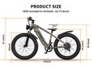 E-bike 26"1000W Electric Bike 52V 20Ah battery SAMSUNG All-terrain EBike Mountain Bicycle(Camouflage)