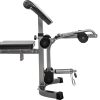 6+3 Positions Adjustable Weight Bench with Leg Extension - Olympic Utility Benches with Preacher Curl