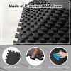 12 Pieces Puzzle Interlocking Flooring Mat with Anti-slip and Waterproof Surface