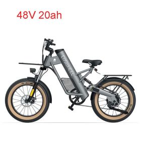 Coswheel Electric Bike M20 Mountain bikes e bike 20Inch 48V 20AH Cycling outdoor bicycle 1000W Road Snow Ebike Electric biycle (Color: 48V 20AH)