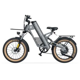 Coswheel M20 Electric Bike Electrical bicycle for adult 1000W Ebike 20 Inch Tire 48V 20AH Battery Outdoor Road Snow Bike Cargo (Color: 48V 15A)