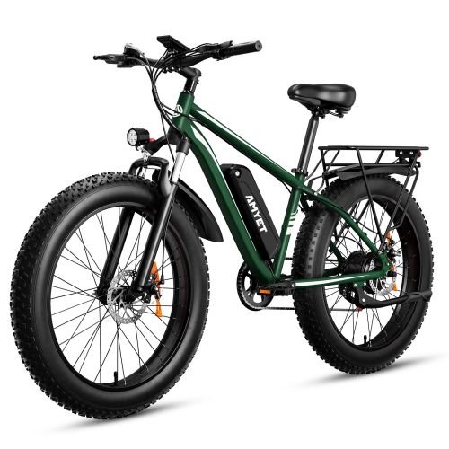 AMYET Electric Bike EB26 Adults Electric Bicycle Peak 1500W 48V 15AH e bike 26" Fat Tire Mountain Bike 31mph Electric Dirt Bike AMYET Electric Bike EB26 Adults Electric Bicycle Peak 1500W 48V 15AH e bike 26" Fat Tire Mountain Bike 31mph Electric Dirt Bike