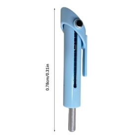 1pcs Professional Weight Stack Pin 7.8/9.5mm Strength Training Fitness Gym Equipment Accessories Weight-decreasing Pin (Color: Sky Blue 7.8MM)