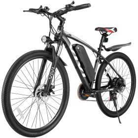 27.5" Electric Bike for Adults with 500W, 48V 499.2WH Battery,20MPH, Up to 50 Miles, Cruise Control, 21 Speed (Number of speeds: 21, Color: grey)