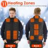 Heated Vest Electric USB Jacket Men Women Heating Coat Thermal Body Warmer Wear with 3 Temperature Levels