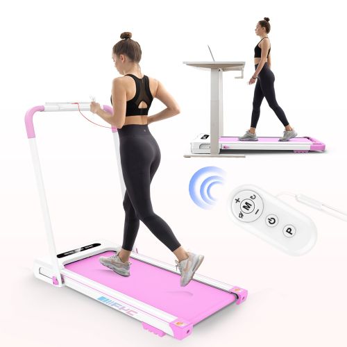 FYC 2 in 1 Under Desk Treadmill - 2.5 HP Folding Treadmill for Home; Installation-Free Foldable Treadmill Compact Electric Running Machine; Remote C FYC 2 in 1 Under Desk Treadmill - 2.5 HP Folding Treadmill for Home; Installation-Free Foldable Treadmill Compact Electric Running Machine; Remote C