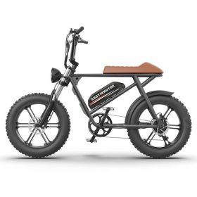 AOSTIRMOTOR STORM new pattern Electric Bicycle 750W Motor 20" Fat Tire With 48V 13AH Li-Battery (Color: as picture)