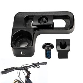 Brake Shifter Integrated Adapter Integrate Brake Shift Mount Aluminum Alloy Shifter Clamp For Road Cycling Brake Adjustable (Color: Left)