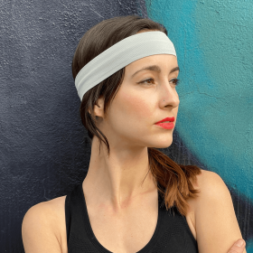 The Runner Sport and Fitness Sweat-Wicking Headband (Color: grey)