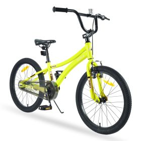 ZUKKA Kids Bike,20 Inch Kids' Bicycle for Boys Age 7-10 Years,Multiple Colors (Color: as Pic)