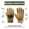 Unisex Airsoft Sports Gloves with Touchscreen Fingertip Capability